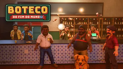 Key art: Balcão, com o logo